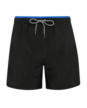 Asquith & Fox Herren-Badeshorts (Schwarz/Royal)