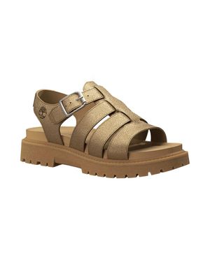 Timberland Clairemont Way Metallic Damen Fischer-Sandalen - Braun
