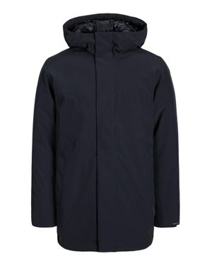 Jack & Jones & Winterjacke Jacke JjEkeen Male Parka Kapuze - Blau