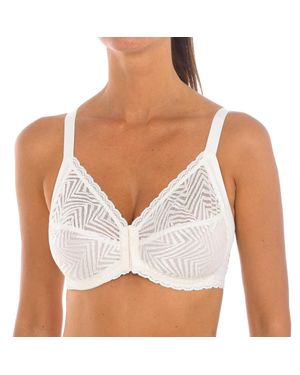 Playtex P08Gb Damen-Bh Ohne Bügel Mit Elastischen Seiten, Bequemes Und Anpassungsfähiges Design Für Damen - Weiß