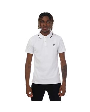 Timberland "Millers River" Poloshirt Für Herren - Weiß