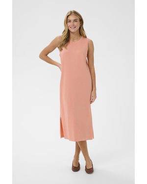 Saint Tropez Kleid Milasz Kleid Gerade Passform - Weiß