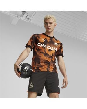 PUMA Herren Olympique De Marseille 23/24 Auswärts-Trikot - Schwarz