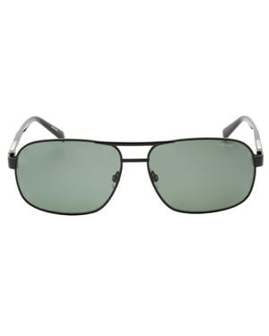 Banana Republic Grüne Sonnenbrille Mit Mattschwarzen Pz-Gläsern - Grau