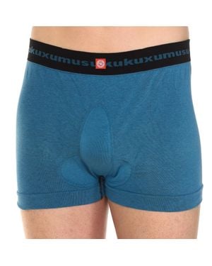 Kukuxumusu Dünne Elastische Boxer Und Stoff An Den Körper Anpassbar 98258 Männer - Blau
