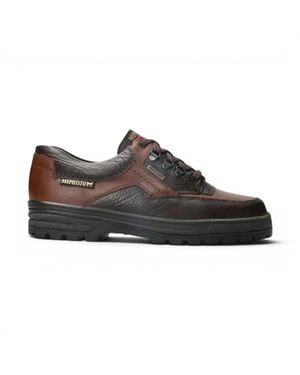 Mephisto Herrenleder-Kastanienbraune Wanderschuhe – Barracuda Mt 742 - Schwarz
