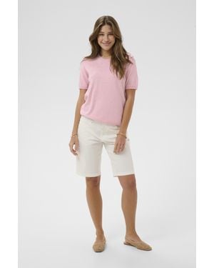 Cream Strickpullover Crhanne Strickpullover Straight Fit - Pink