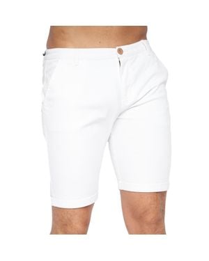 Crosshatch "Sinwood" Shorts Für Herren - Weiß