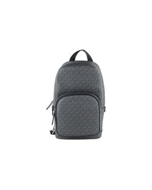 Michael Kors Damen Cooper Medium Signature Pvc Schultertasche Crossbody Bag (Schwarzes Signature)