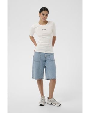 Kaffe T-Shirt Kaliddy T-Shirt Slim Fit - Blau