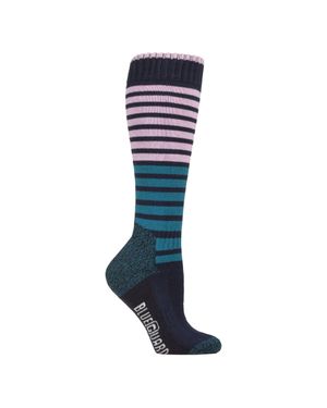 blueguard Damen Lange Robuste Stiefelsocken - Blau
