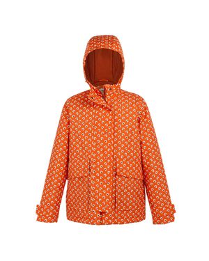 Regatta "Orla Kiely" Jacke, Wasserfest Midi-Länge Für Damen - Orange