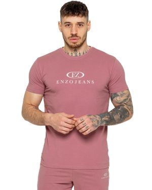 Enzo Herren Gym T-Shirt - Rot