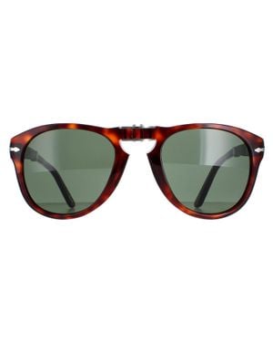 Persol Lunettes De Soleil Po0714 24/31 Havana Vert Pliing 52Mm - Braun