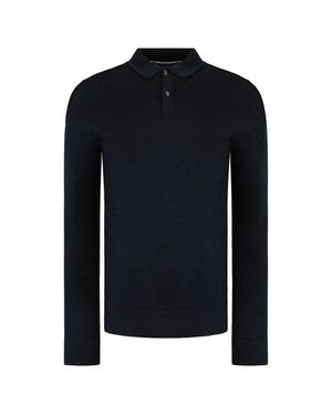 Ted Baker Morar Strick -Polohemd - Blau