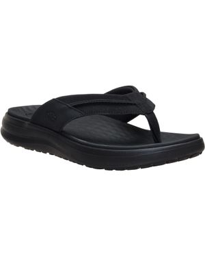 HEYDUDE Finn Flip Polyurethan Herren Sandalen - Schwarz