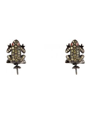 Lancaster Jla-Ear-Frog-3 Damenohrringe - Schwarz