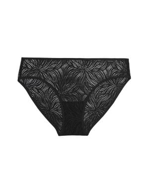 Calvin Klein Bikinihöschen Für Damen, Recyceltes Material - Schwarz
