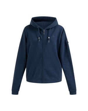 Dreimaster Oversize Sweatjacke Damen Dunkelmarine - Blau