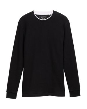 Tom Tailor Langarmshirt - Schwarz