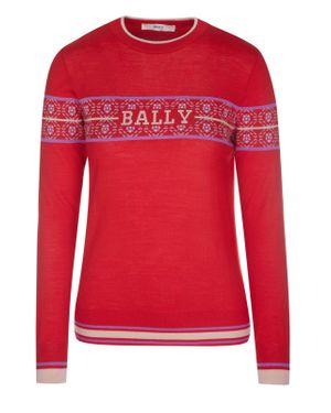 Bally Roter Herren Pullover