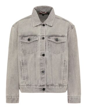 myMo Jeansjacke Damen - Grau