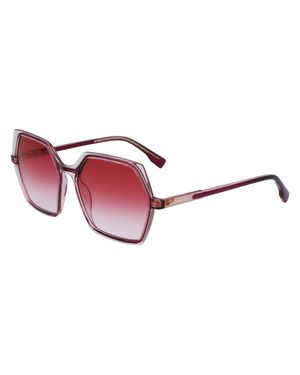 Karl Lagerfeld Damen-Sonnenbrillen 56/17/140 Mm Spritzguss - Rot