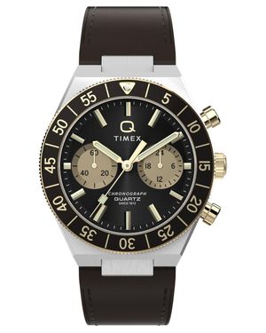 Timex Q Continental Herren Armbanduhr Tw2Y56000 - Mettallic