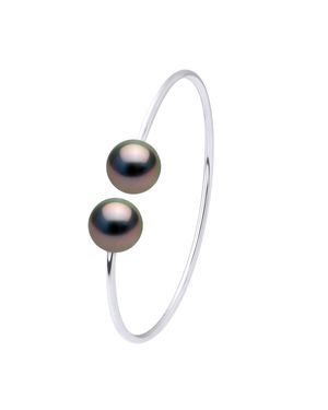 Ateliers Saint Germain Halbstarrer Armreif - Weiß