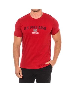 U.S. POLO ASSN. Kurzarm-T-Shirt 66893 Mann - Rot