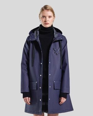 Lyle & Scott Stutterheim Mosebacke Jacke Für Damen – Marineblau