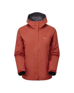 Sprayway Damen Wasserfeste Gore-Tex Wanderjacke Mit Kapuze Winddichte Regenjacke - Rot