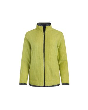 Weird Fish "Ariana" Fleecejacke Durchgehender Reißverschluss Für Damen (Estragon) - Grün