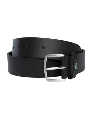 Lacoste Glattledergürtel - Schwarz