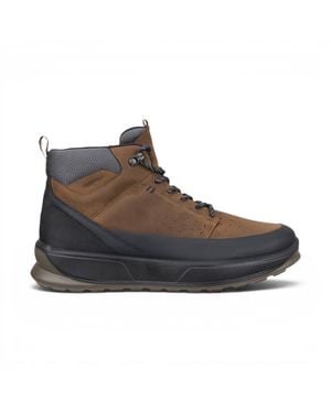 Ecco Herren Wasserdichte Schwarze Leder-Wanderschuhe Für Den Garten – Byway 2.0 - Braun