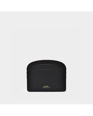 A.P.C. Demi-Lune Kartenetui - Schwarz