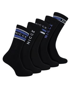 Nicce London 5Er Pack Herren Socken - Schwarz
