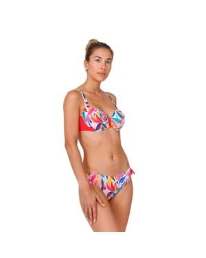 Teleno Damen-Bikini Mit Bügel Und Verstellbaren Panties Tegb0425C - Rot