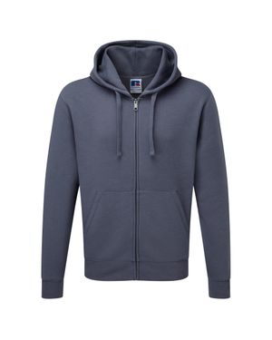 Russell Russell Authentic Full Zip Hooded Sweatshirt Hoodie (Convoy Grau) - Blau