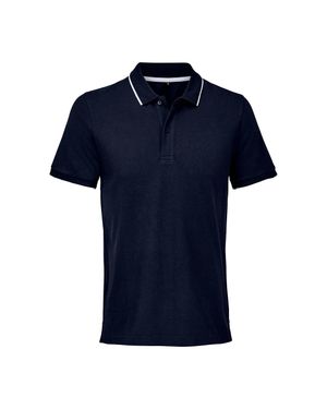 Sol's "Palermo" Poloshirt Für Herren/Damen (Dunkelblau/Weiß)