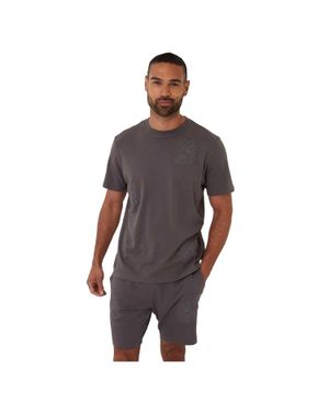 Threadbare T-Shirt Für Herren, Regulär (Schiefer) - Grau