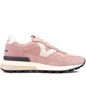 Victoria Luna Mesh Sneaker - Pink
