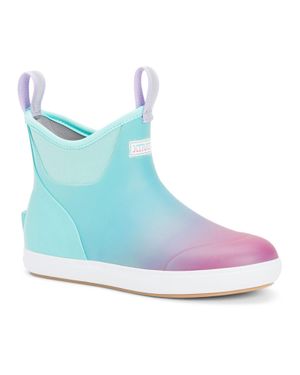 XtraTuf Ankle Deck Rubber Aurora Wellington Stiefel - Blau