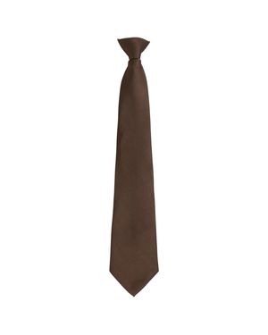 PREMIER "Colours Fashion" Krawatte Zum Anklemmen Für Herren/Damen - Braun