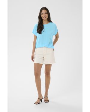 Kaffe Ärmellose Bluse Kaamber Ärmellose Bluse Loose Fit - Blau