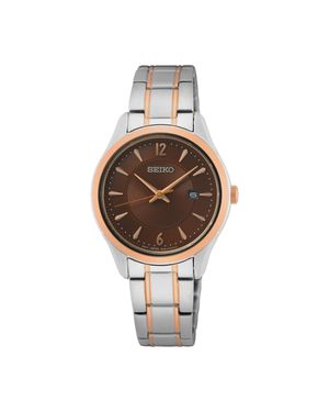 Seiko Mehrfarbig Damen Armbanduhr Sur476P1 - Mettallic