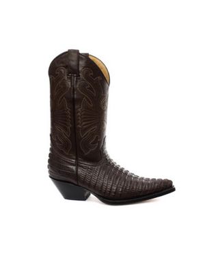 Grinders Braune Western-Cowboystiefel Aus Leder Von – Carolina