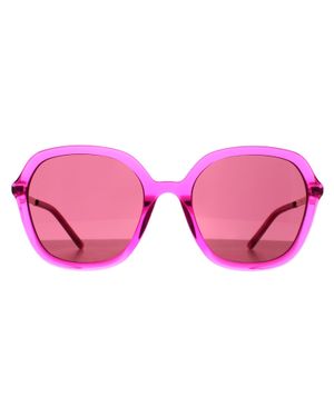 Benetton Rund Damen Milchig Rot Be7039 - Pink