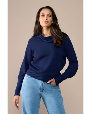 Mart Visser Cherbroug Pullover Marineblau