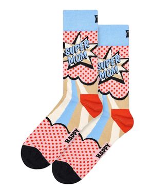 Happy Socks Beste Mama Socken - Weiß